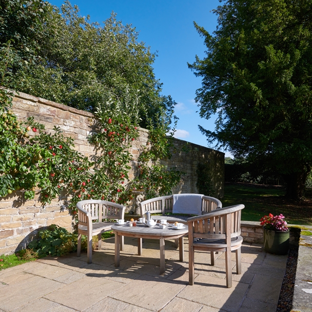 Afternoon tea on the terrace